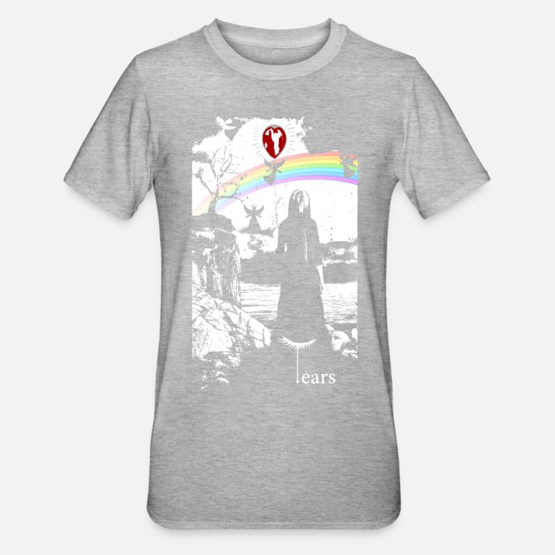 Graphique d’ange - T-shirt polycoton Unisexe - gris chiné