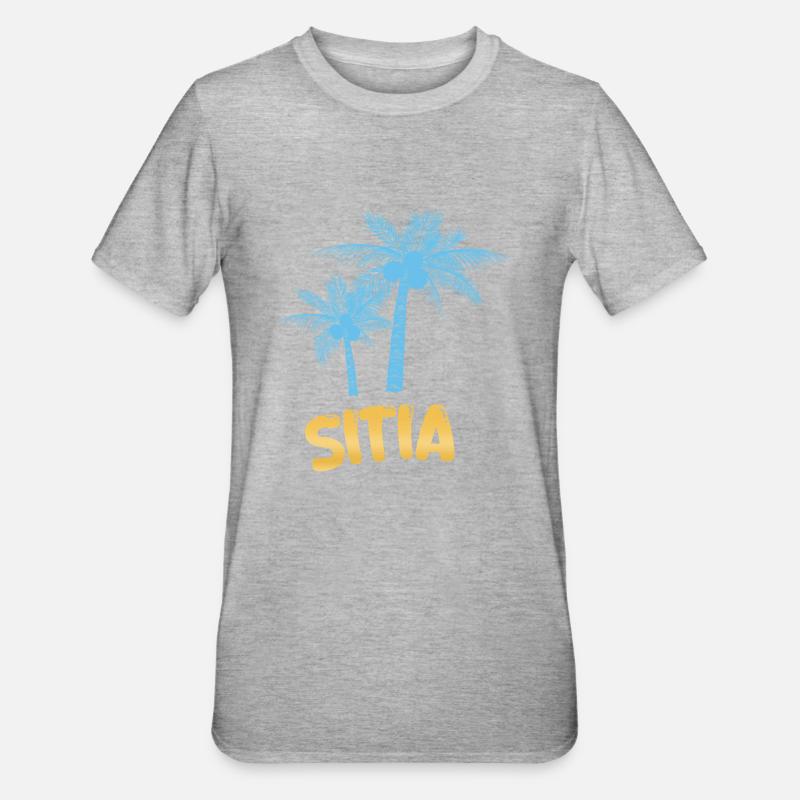 Sitia - T-shirt polycoton Unisexe - gris chiné