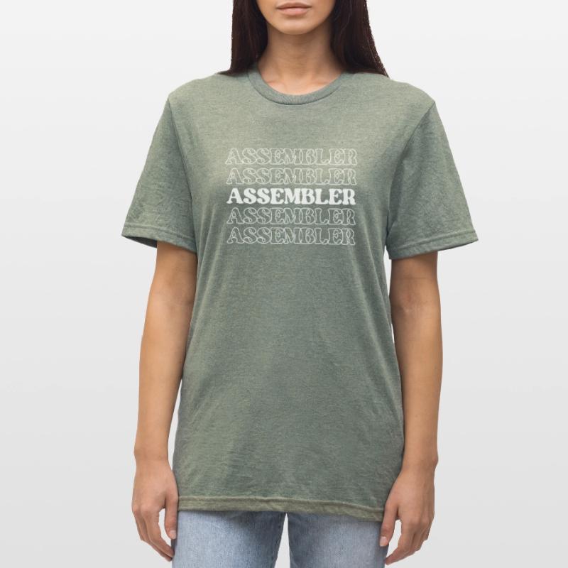 Assembler Fabricator Assembler Constructor Maker Unisex Polycotton T-Shirt