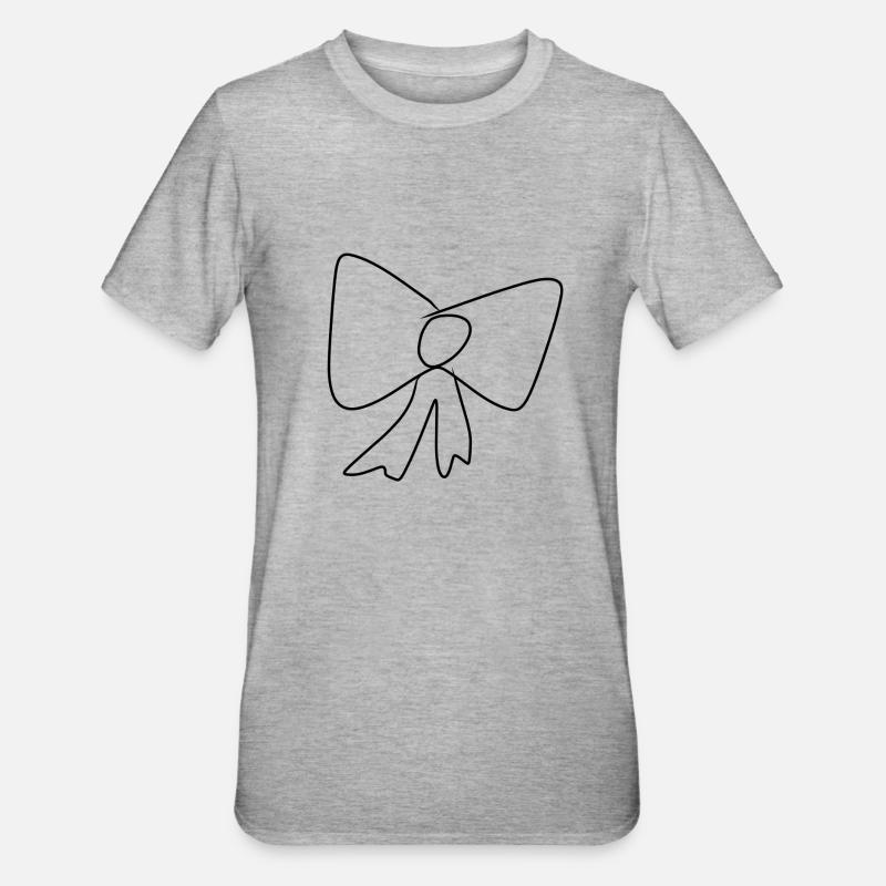 Loop Icon Pattern - Unisex Polycotton T-Shirt - heather grey