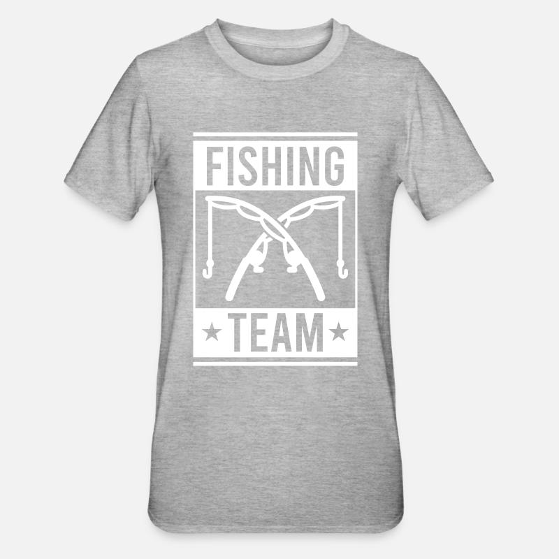 équipage de pêche - T-shirt polycoton Unisexe - gris chiné