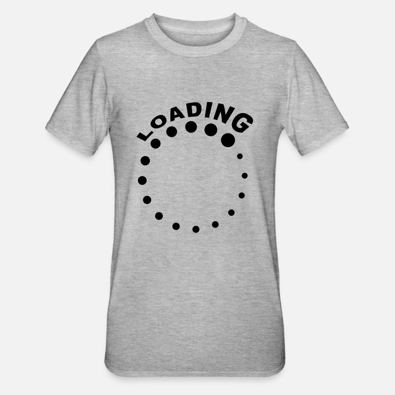 Loading - T-shirt polycoton Unisexe - gris chiné