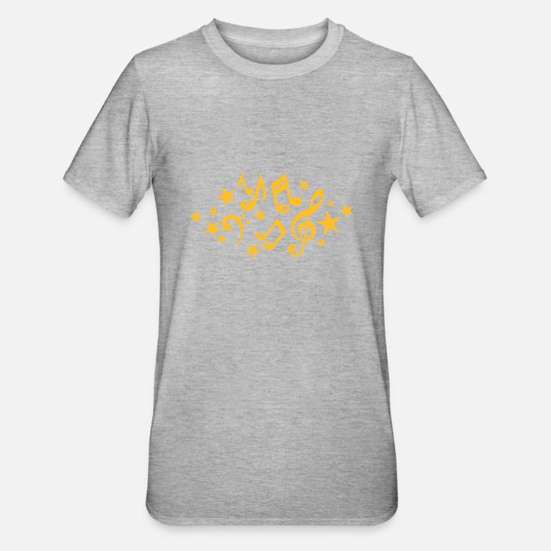 Notes - Unisex Polycotton T-Shirt - heather grey