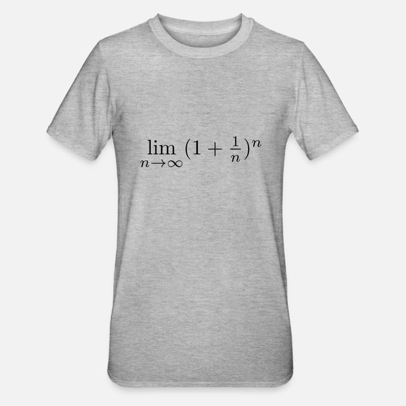 résultat Euler - T-shirt polycoton Unisexe - gris chiné