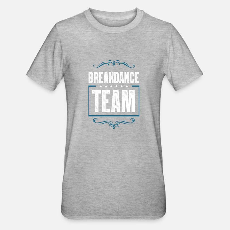 Équipe de breakdance - T-shirt polycoton Unisexe - gris chiné