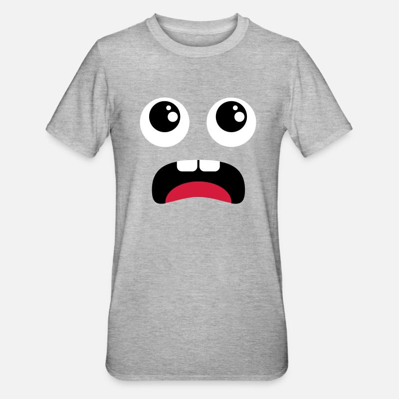 Surpris - comiqueSurpris - Comic - T-shirt polycoton Unisexe - gris chiné