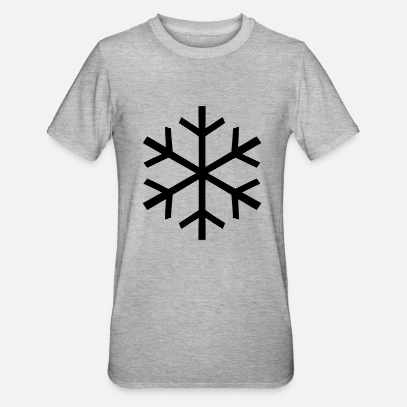 Frost - Unisex Polycotton T-Shirt - Grau meliert