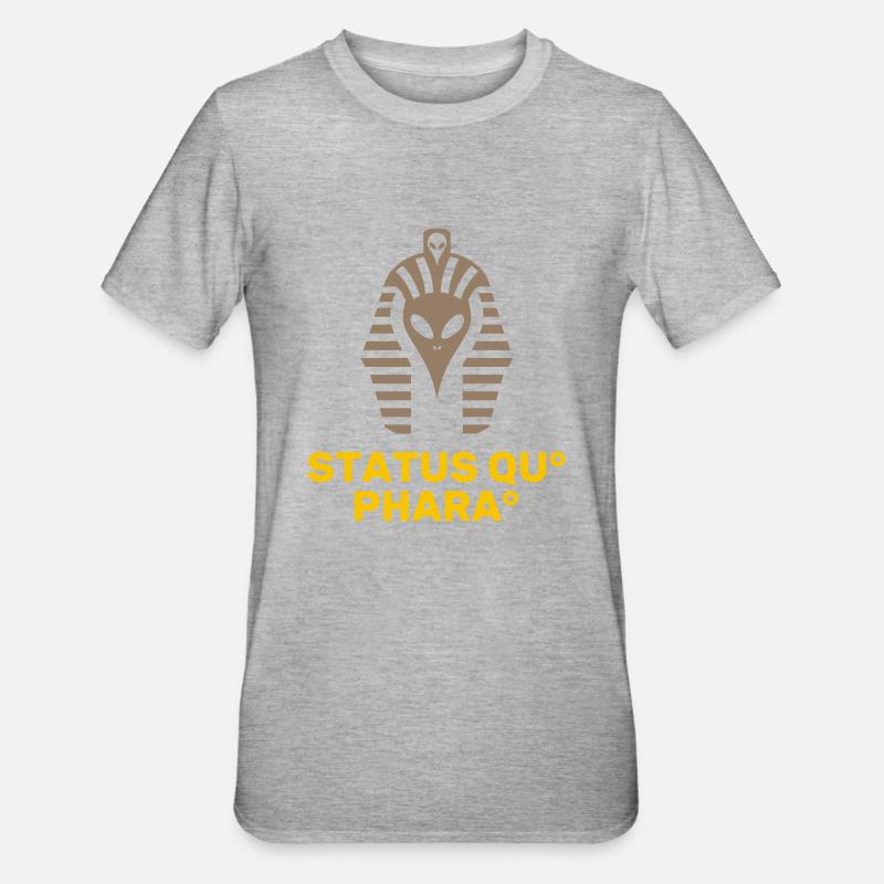 Status Quo Pharao - T-shirt polycoton Unisexe - gris chiné