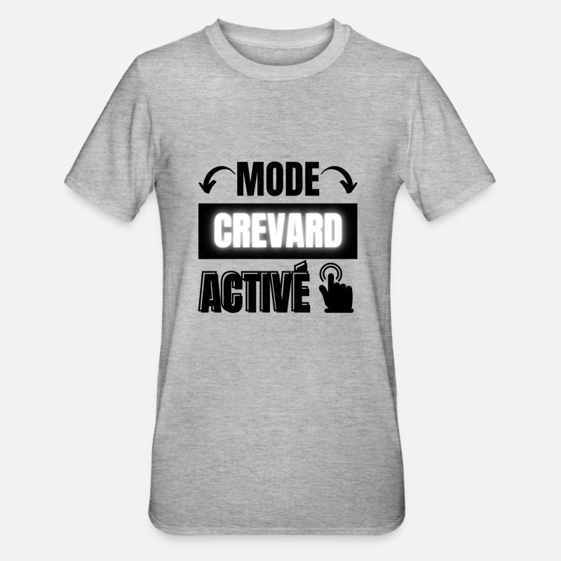 mode crevard activé - T-shirt polycoton Unisexe - gris chiné