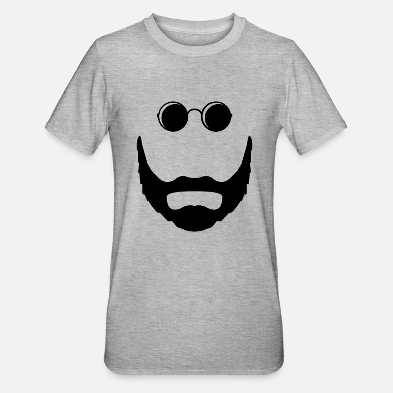 Lunettes de soleil Bart - T-shirt polycoton Unisexe - gris chiné