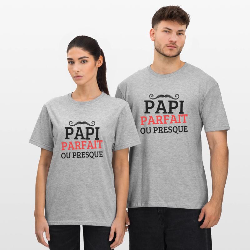 PAPI PERFEKT oder FAST PERFEKT Unisex Polycotton T-Shirt