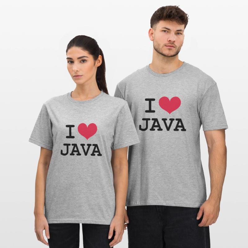 I Love Java [Developer / Geek] Unisex Polycotton T-Shirt