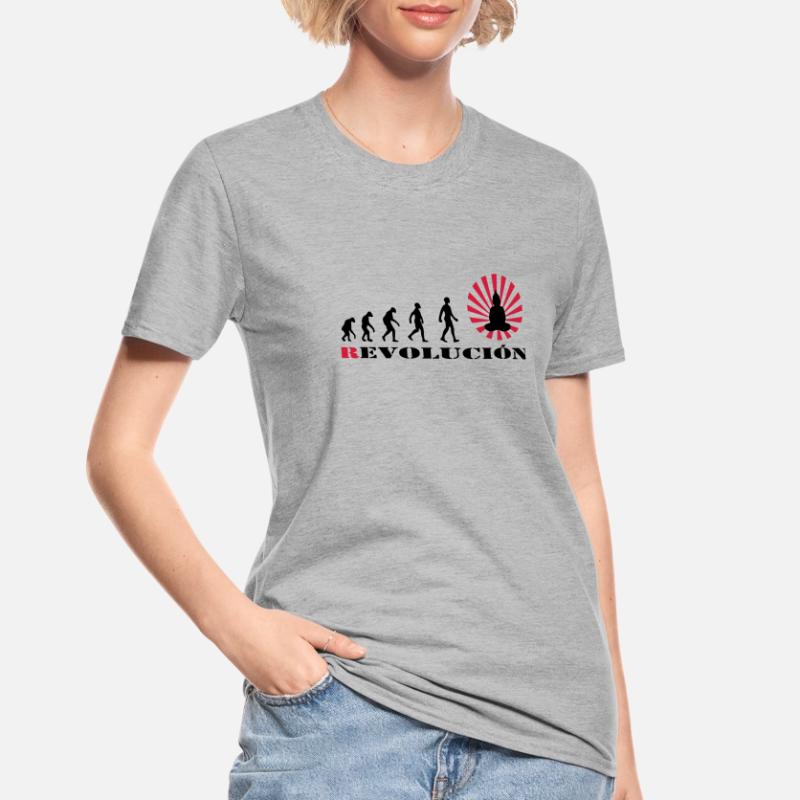 Darwin, évolution, révolution, éclairé, Bouddha, T-shirt polycoton Unisexe