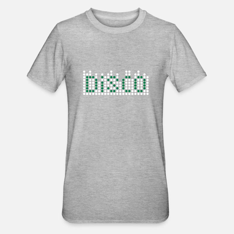 disco 2c equalizer FR - T-shirt polycoton Unisexe - gris chiné