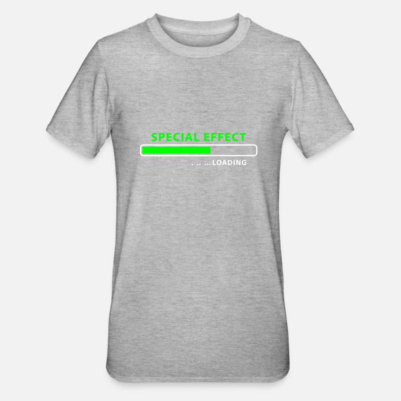 loading Special Effect - be patient - Unisex Polycotton T-Shirt - heather grey