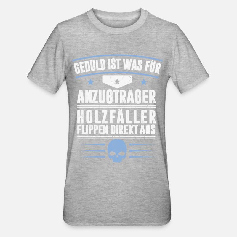 BUCHERONS - T-shirt polycoton Unisexe - gris chiné