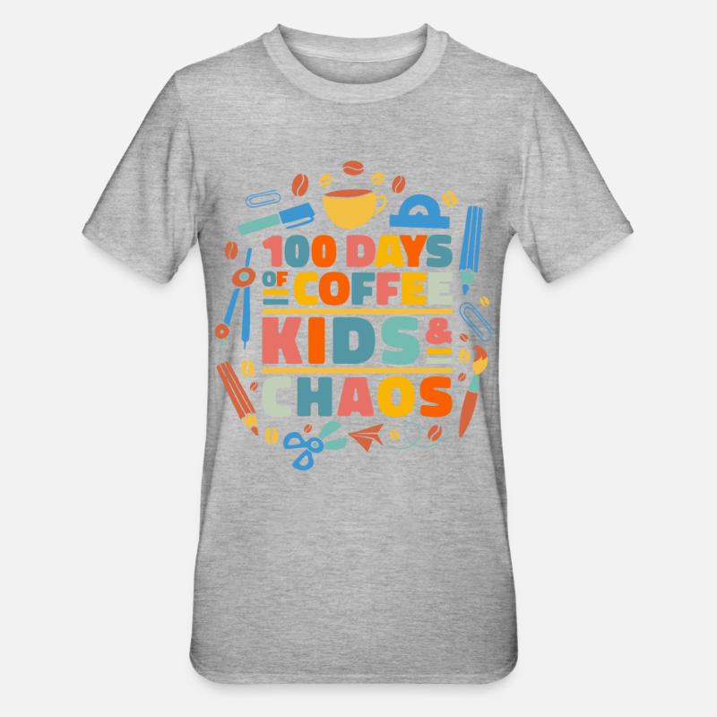 Enseignant Professeur d’école Enseignant Enseignant - T-shirt polycoton Unisexe - gris chiné