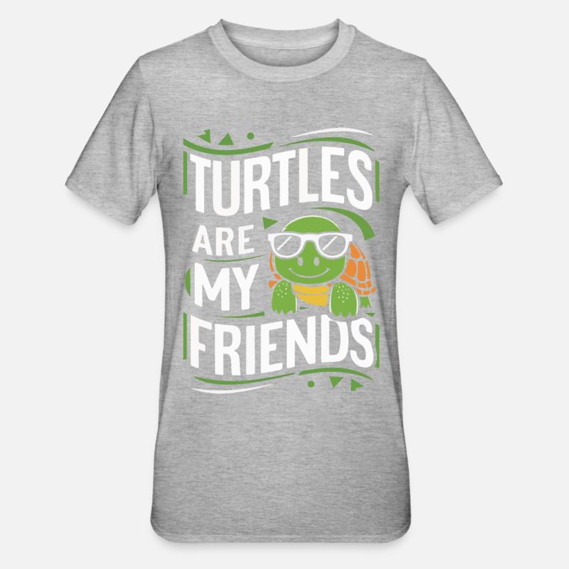 Grenouille Crapaud - T-shirt polycoton Unisexe - gris chiné