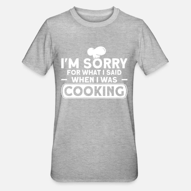 Chef disant cadeau Drôle Chef - T-shirt polycoton Unisexe - gris chiné
