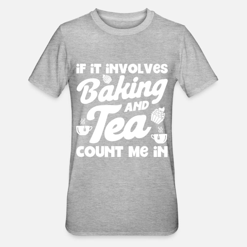Bakery Baking Baker Baker - Unisex Polycotton T-Shirt - heather grey