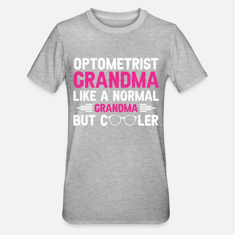 Optician Gift Optometry - Unisex Polycotton T-Shirt - heather grey