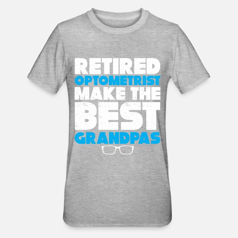Optician Gift Optometry - Unisex Polycotton T-Shirt - heather grey