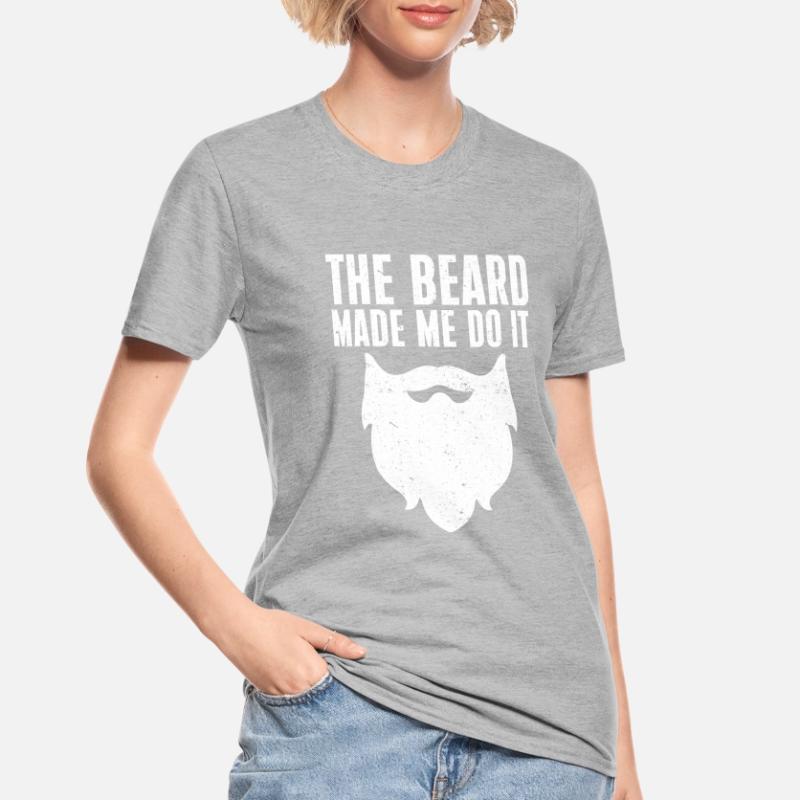 Bart Spruch Bärtiger Vater Ehemann Geschenk, Bart Unisex Polycotton T-Shirt