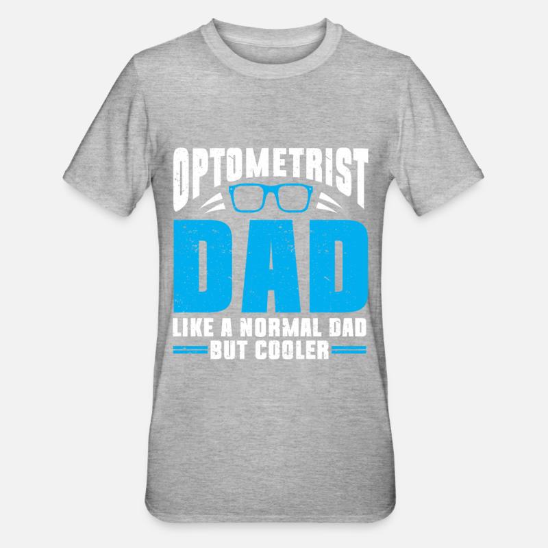 Optometrist Optiker Optometrie - Unisex Polycotton T-Shirt - Grau meliert