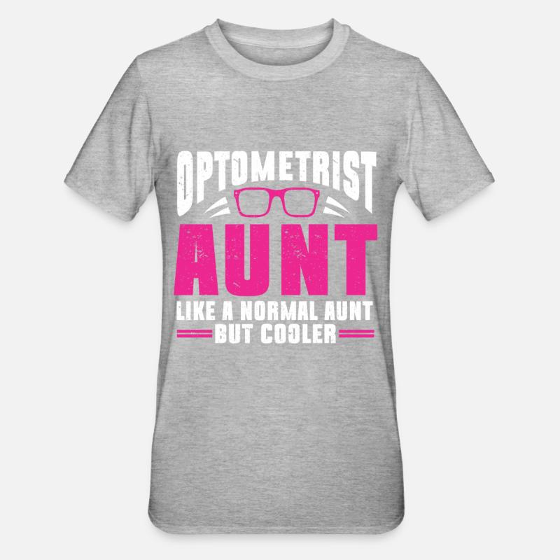 Optometrist Optiker Optometrie - Unisex Polycotton T-Shirt - Grau meliert