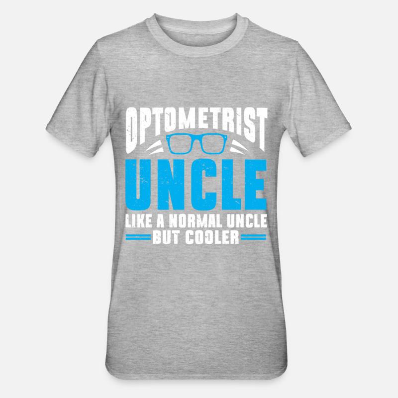 Optometrist Optometrist Optometry - Unisex Polycotton T-Shirt - heather grey