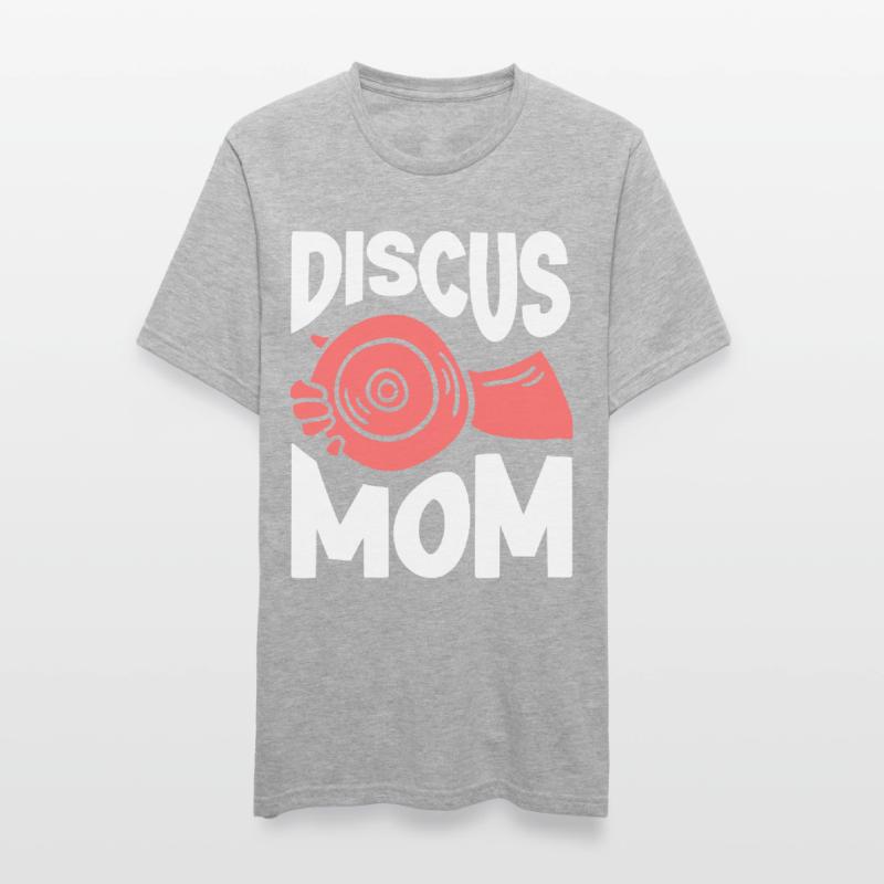Diskuswerfer Leichtathletik Diskuswerfen Unisex Polycotton T-Shirt