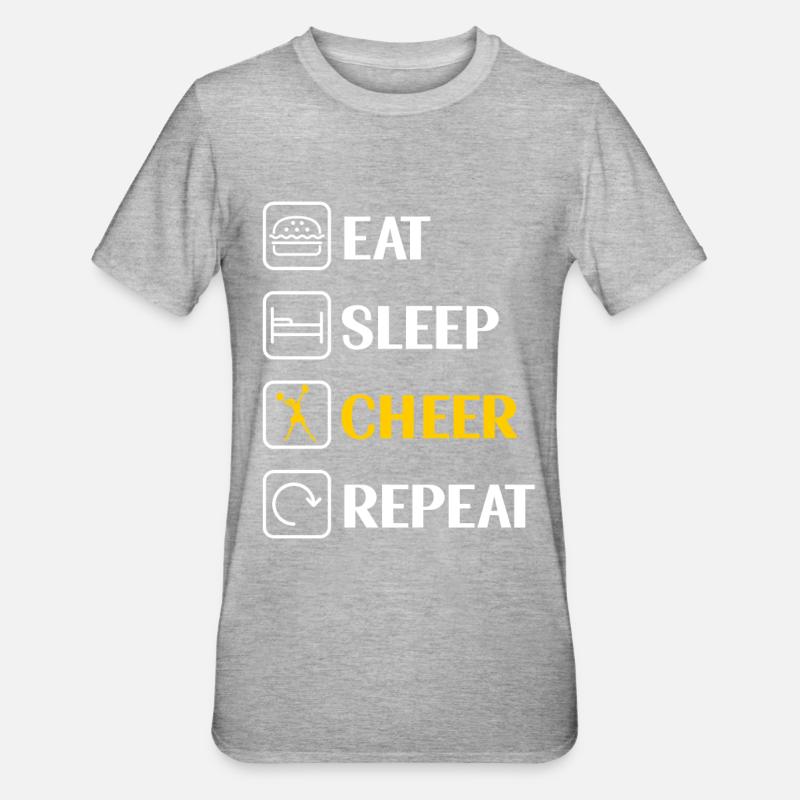 Cheerleading Cheerleader Base Flyer - T-shirt polycoton Unisexe - gris chiné