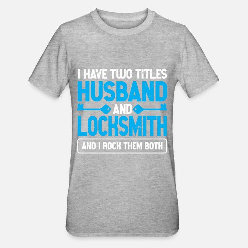 Locksmith Lockpicking Lockpicker - Unisex Polycotton T-Shirt - heather grey