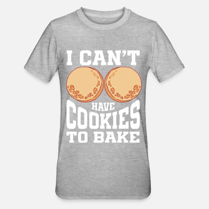 Baking Bakery Baker - Unisex Polycotton T-Shirt - heather grey