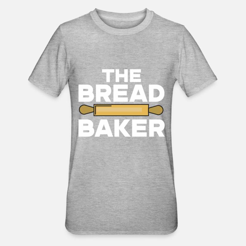 Baking Bakery Baker - Unisex Polycotton T-Shirt - heather grey
