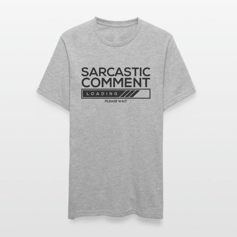 Sarcastic comment loading - please wait Unisex Polycotton T-Shirt
