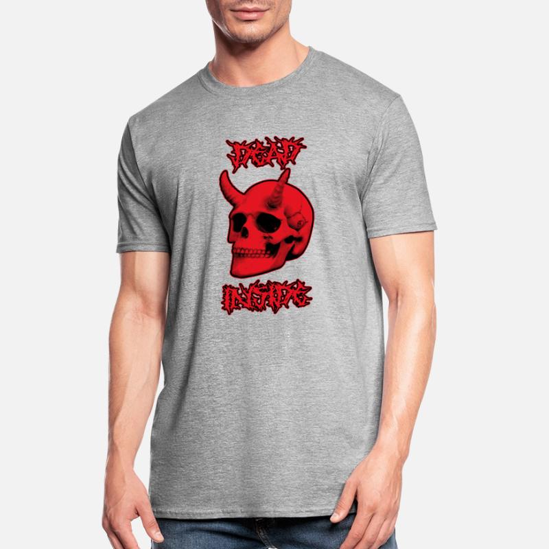 Devil Skull Dead Inside T-shirt polycoton Unisexe