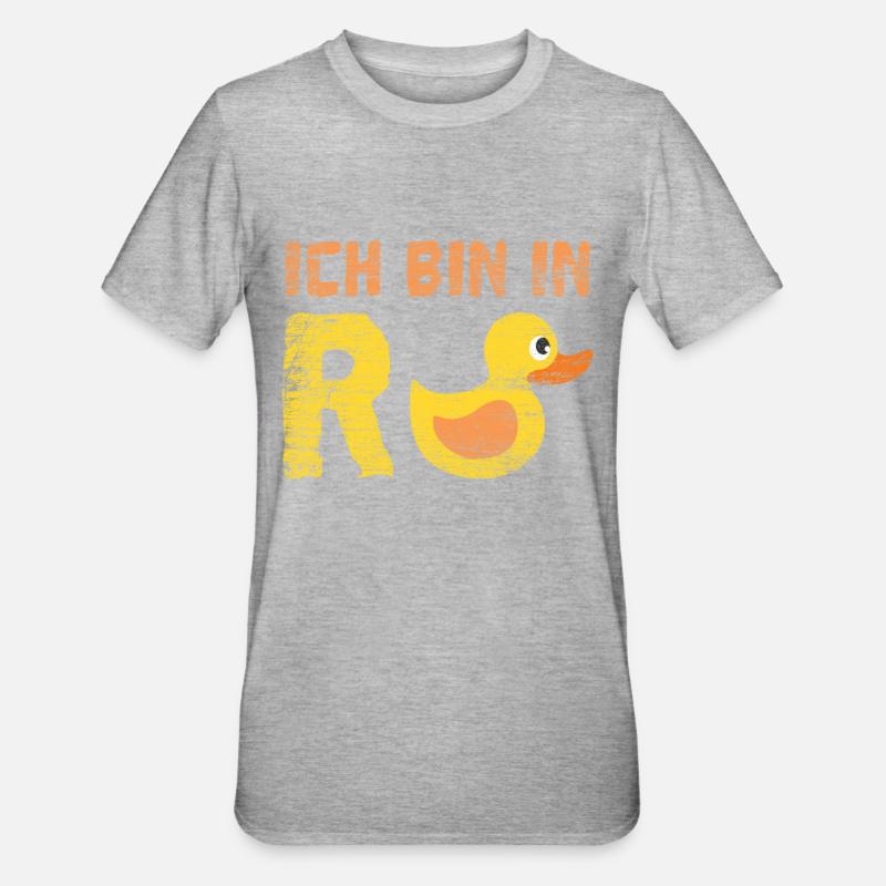 Rente - Unisex Polycotton T-Shirt - Grau meliert
