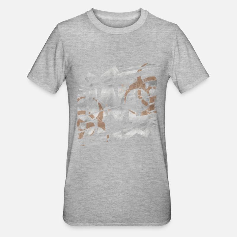 Hardstyle techno - Unisex Polycotton T-Shirt - heather grey