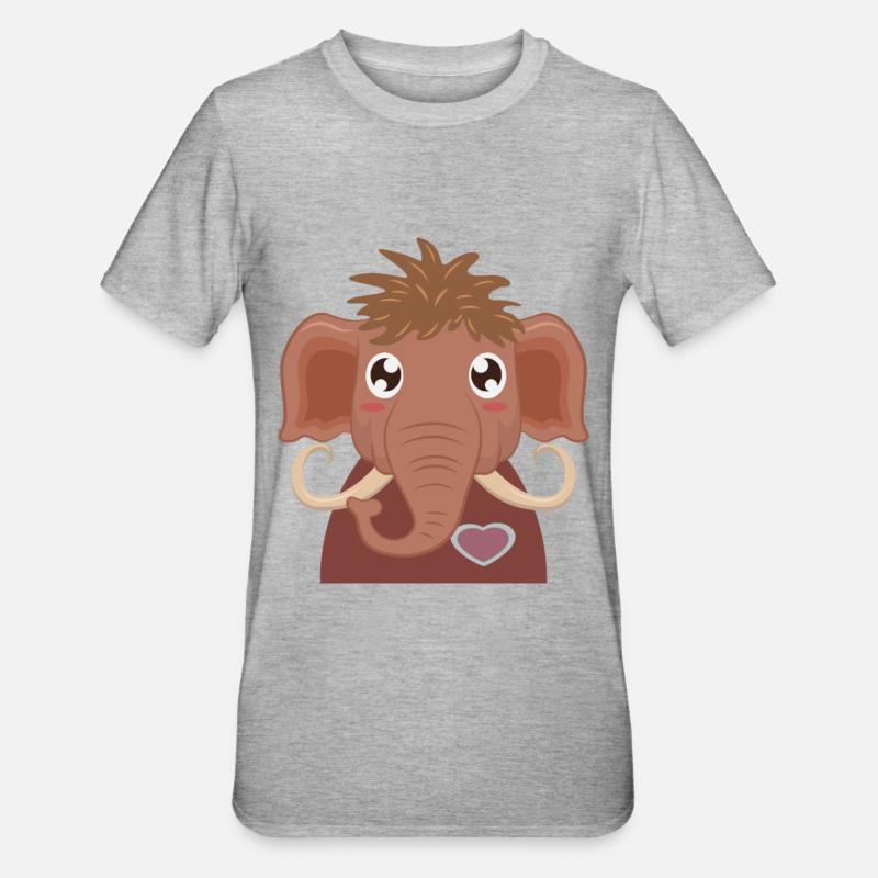 mammoth - Unisex Polycotton T-Shirt - heather grey