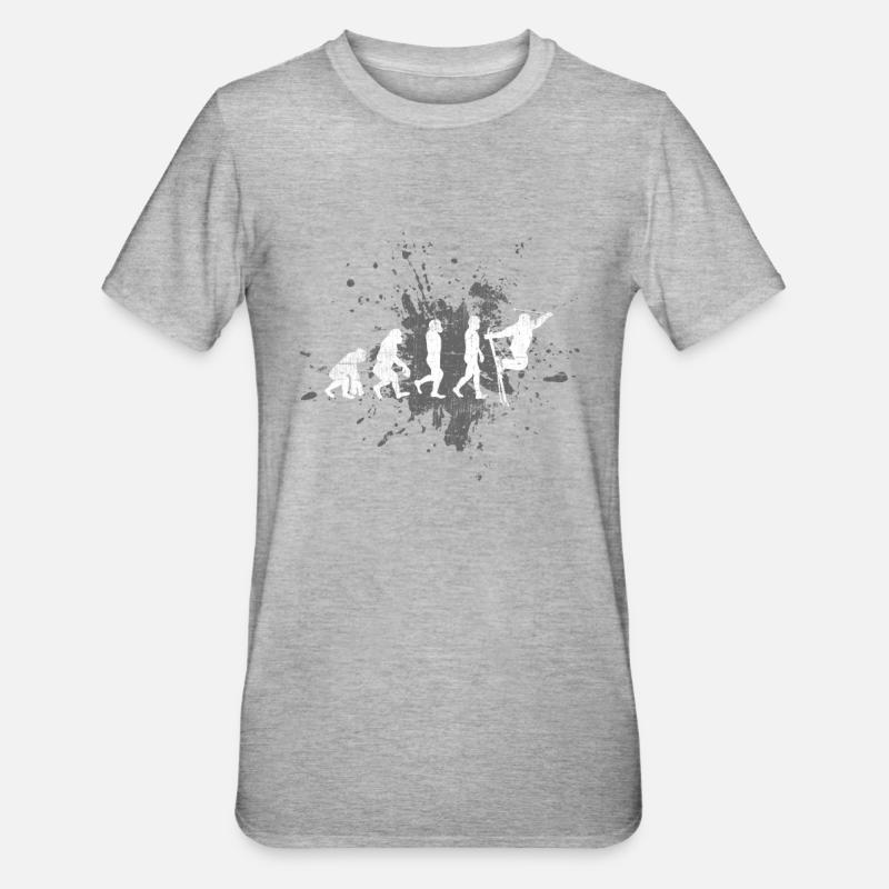 ski - T-shirt polycoton Unisexe - gris chiné
