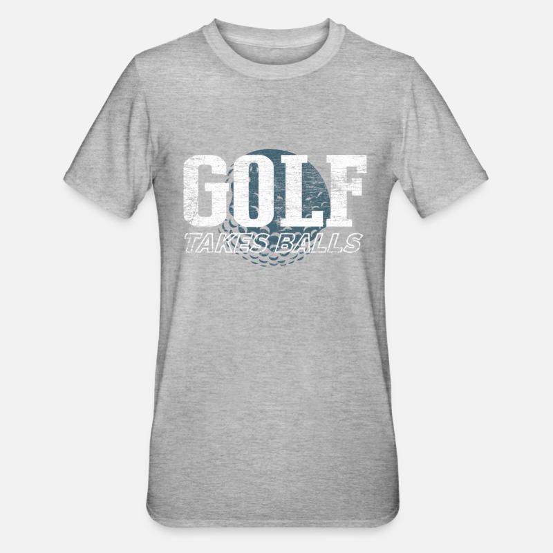 le golf - T-shirt polycoton Unisexe - gris chiné