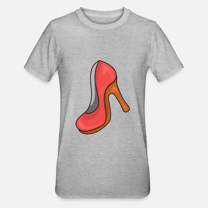 talons hauts - T-shirt polycoton Unisexe - gris chiné