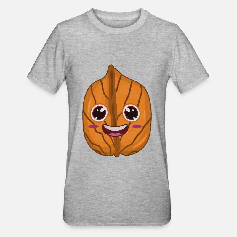 Noix - T-shirt polycoton Unisexe - gris chiné