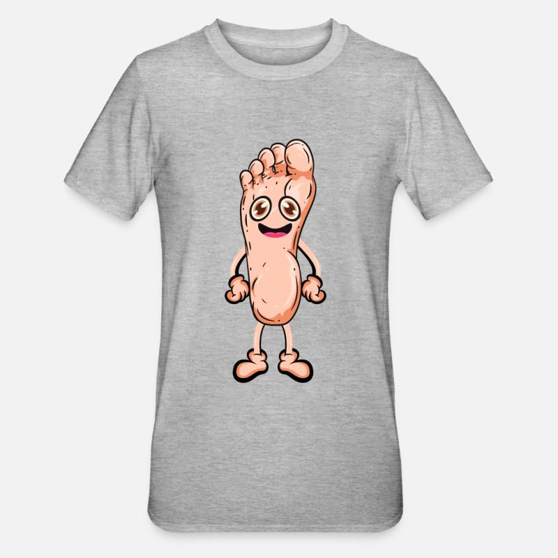 Fuß - T-shirt polycoton Unisexe - gris chiné