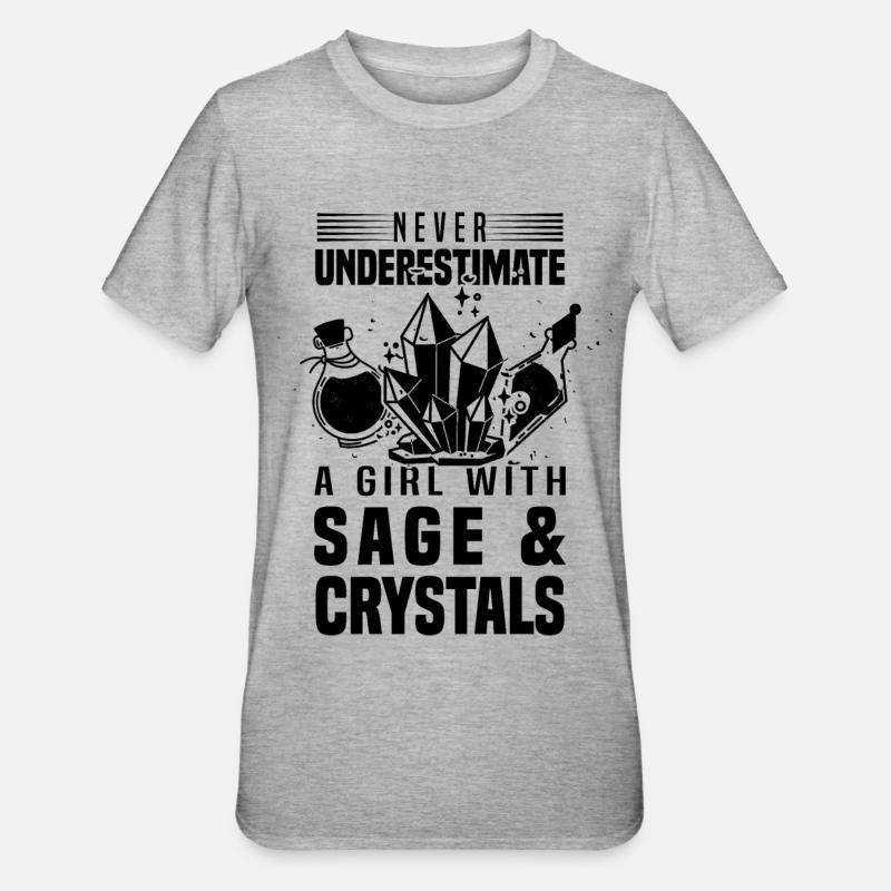 Sorcière - T-shirt polycoton Unisexe - gris chiné