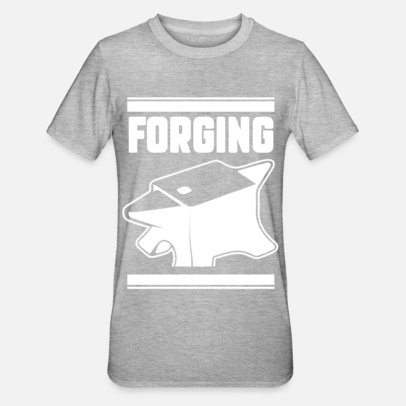 Forgeron - T-shirt polycoton Unisexe - gris chiné