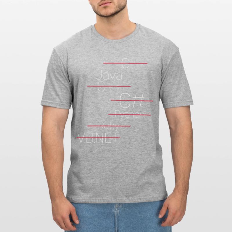 JAVA CODING / LANGAGE DE PROGRAMMATION T-shirt polycoton Unisexe