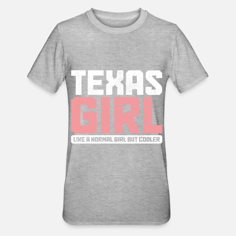 Texas - T-shirt polycoton Unisexe - gris chiné