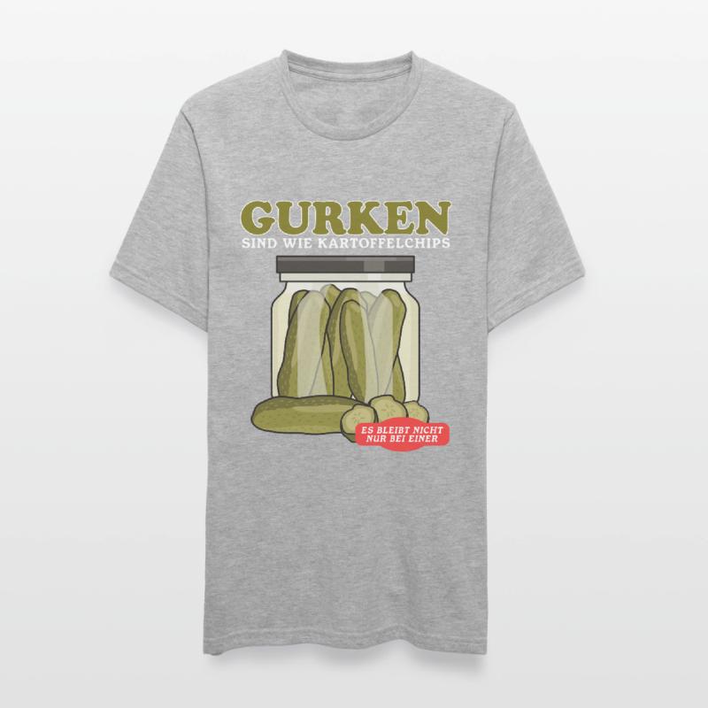 Cornichon de concombre Pickle Kukumer Cadeau de concombre T-shirt polycoton Unisexe